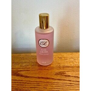 VTG Estee Lauder Skin Lotion 6oz Rare Glass Bottle Pink Step 2 Toner Gold Lid